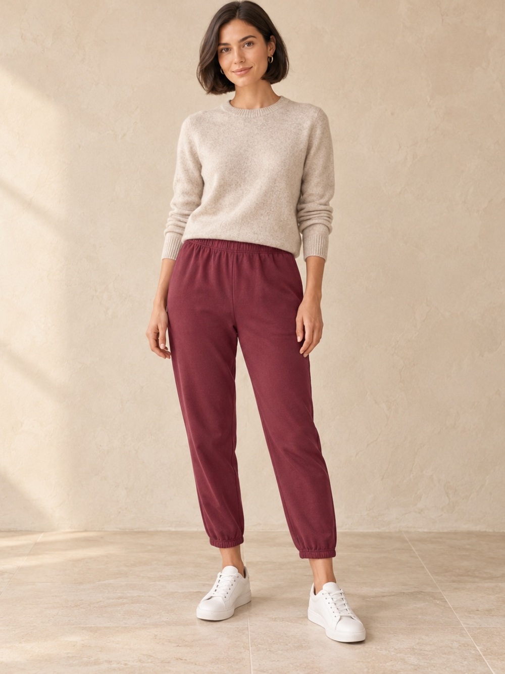 Abound Burgundy Women’s  Jogger Sweatpants
